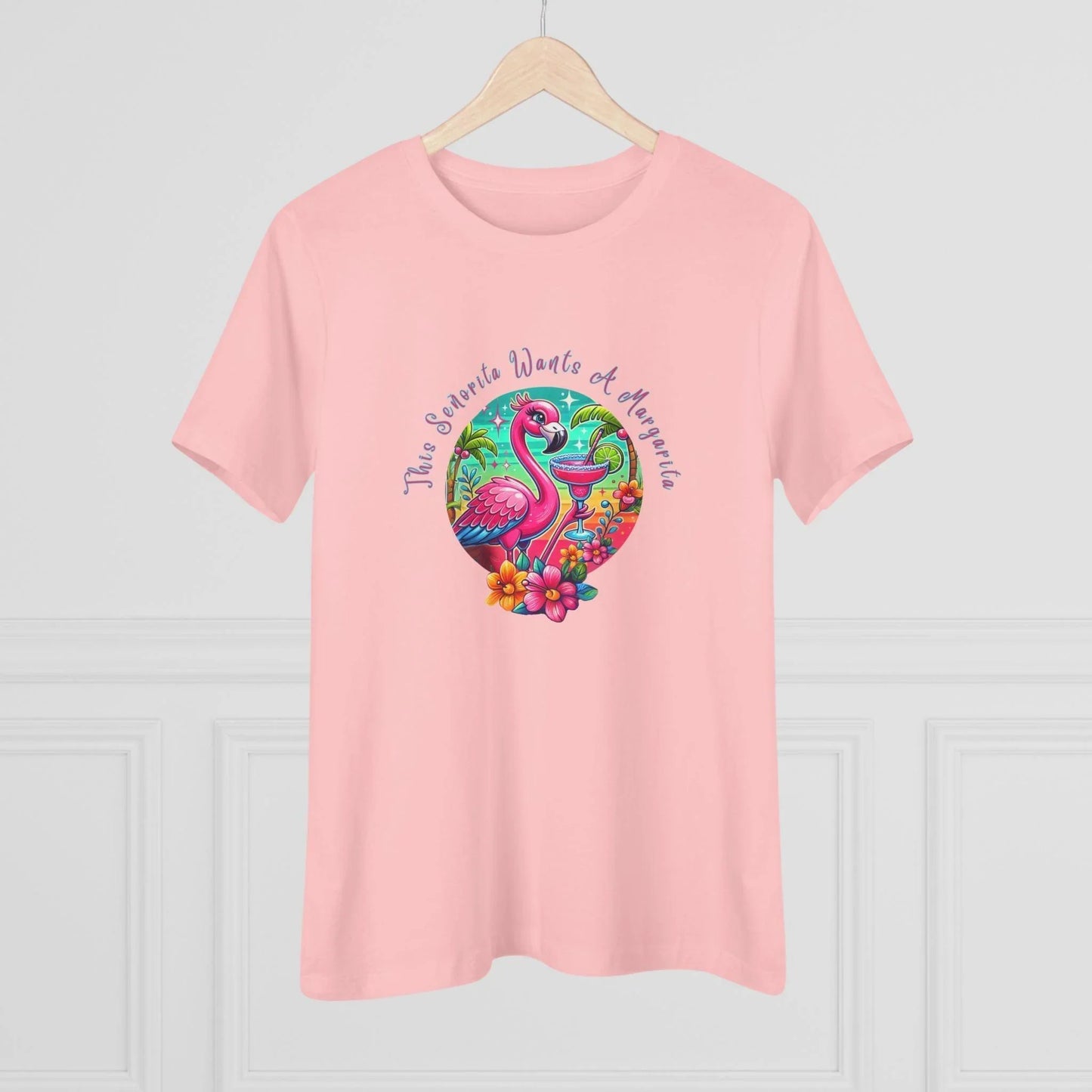 This Señorita Wants a Margarita - Women's Cotton Tee 🦩🍹 - Whippie's