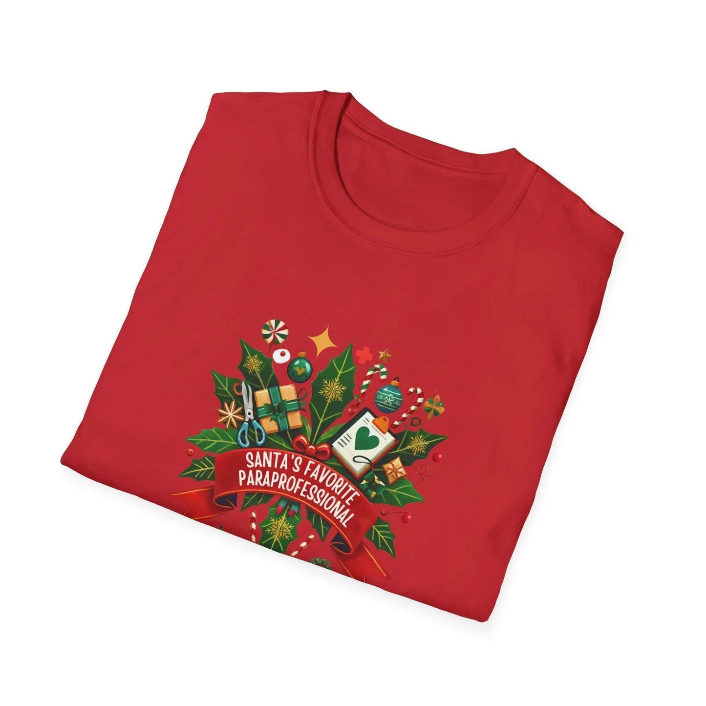 Santa's Favorite Paraprofessional Unisex Tee ✏️🎅 - Whippie's