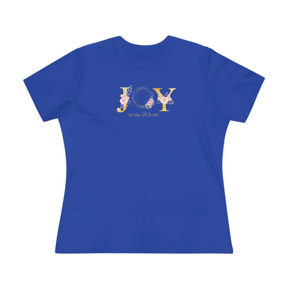 JOY to the World Women's Softstyle T-Shirt 🎄🌎💐 ✨ - Whippie's