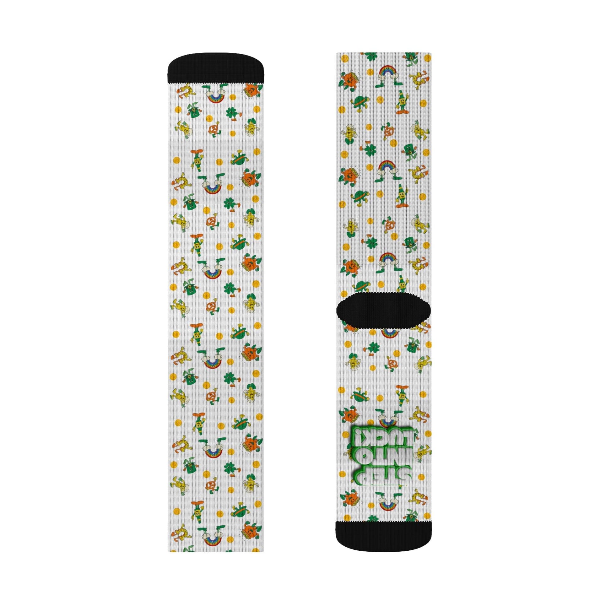 Lucky Charm St. Patrick's Day Socks - Step into Luck! 🍀🌈💰 - Whippie's