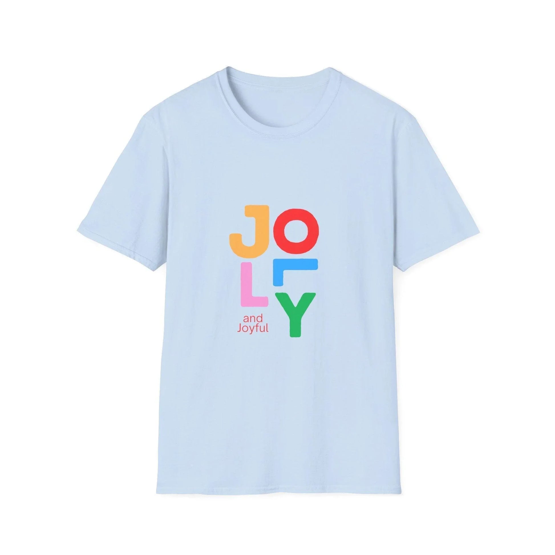 Jolly & Joyful: A Christmas Explosion of Cheer 🎄🎉- Unisex Softstyle T-shirt - Whippie's