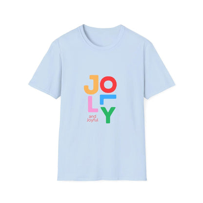 Jolly & Joyful: A Christmas Explosion of Cheer 🎄🎉- Unisex Softstyle T-shirt - Whippie's