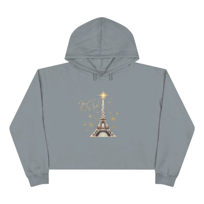 ✨ Joyeux Noël - Women's Cropped Hoodie 🗼 - Whippie's