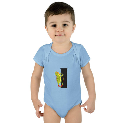 Alphabet Adventures: Letter I - Incredible Iguana Baby Onesie I is for Incredible Iguana! - Whippie's
