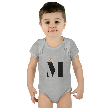 Alphabet Adventures: Letter M - Mini Mouse Baby Onesie M is for Mini Mouse! - Whippie's