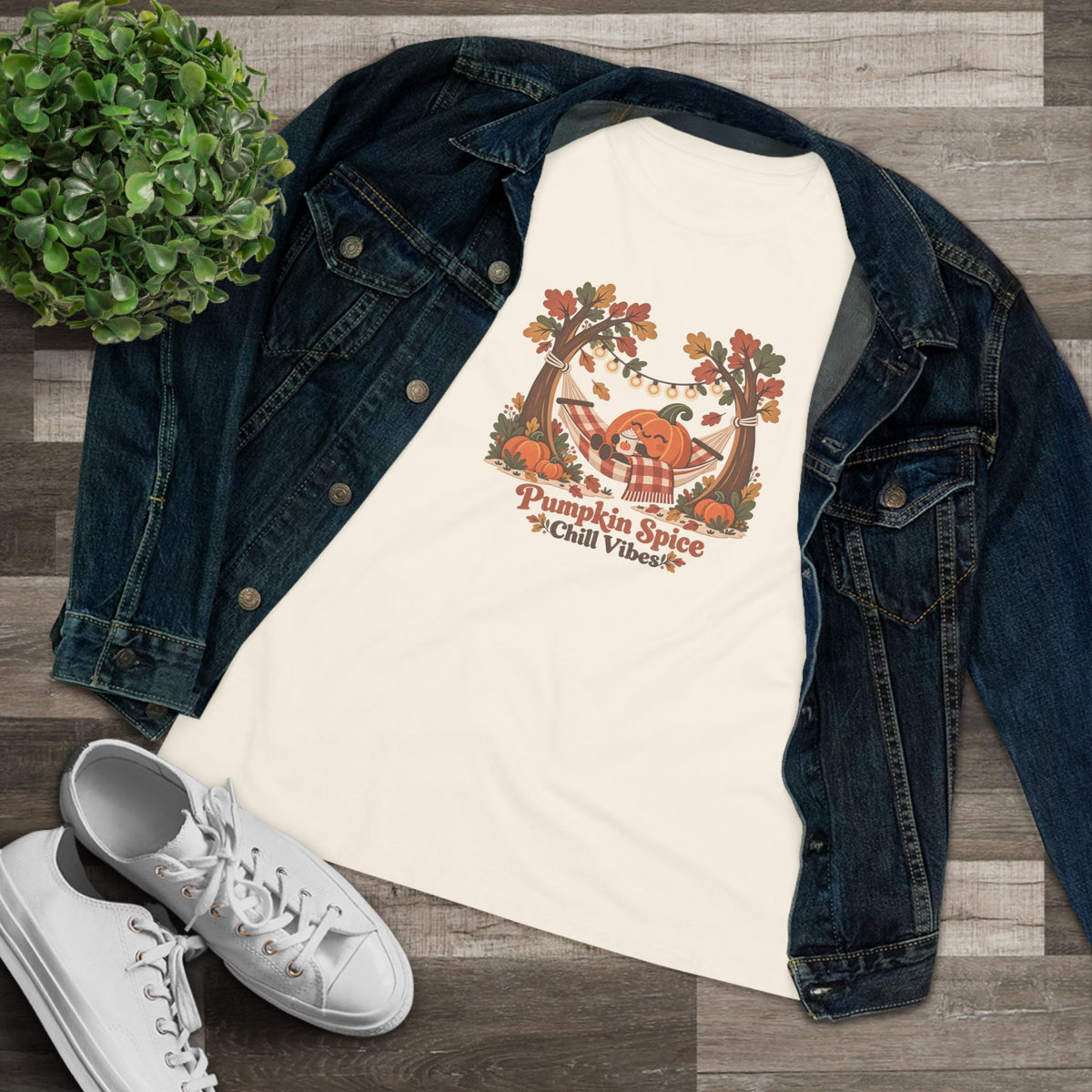 Pumpkin Spice Shirt | Chill Vibes Women's Tee