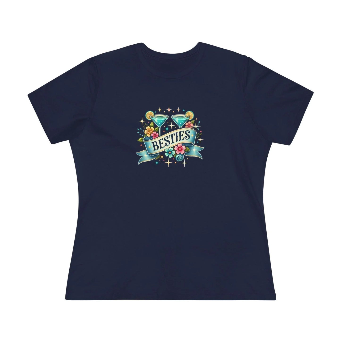 Besties - Two Cocktails - Women's Softstyle Tee - Whippie's