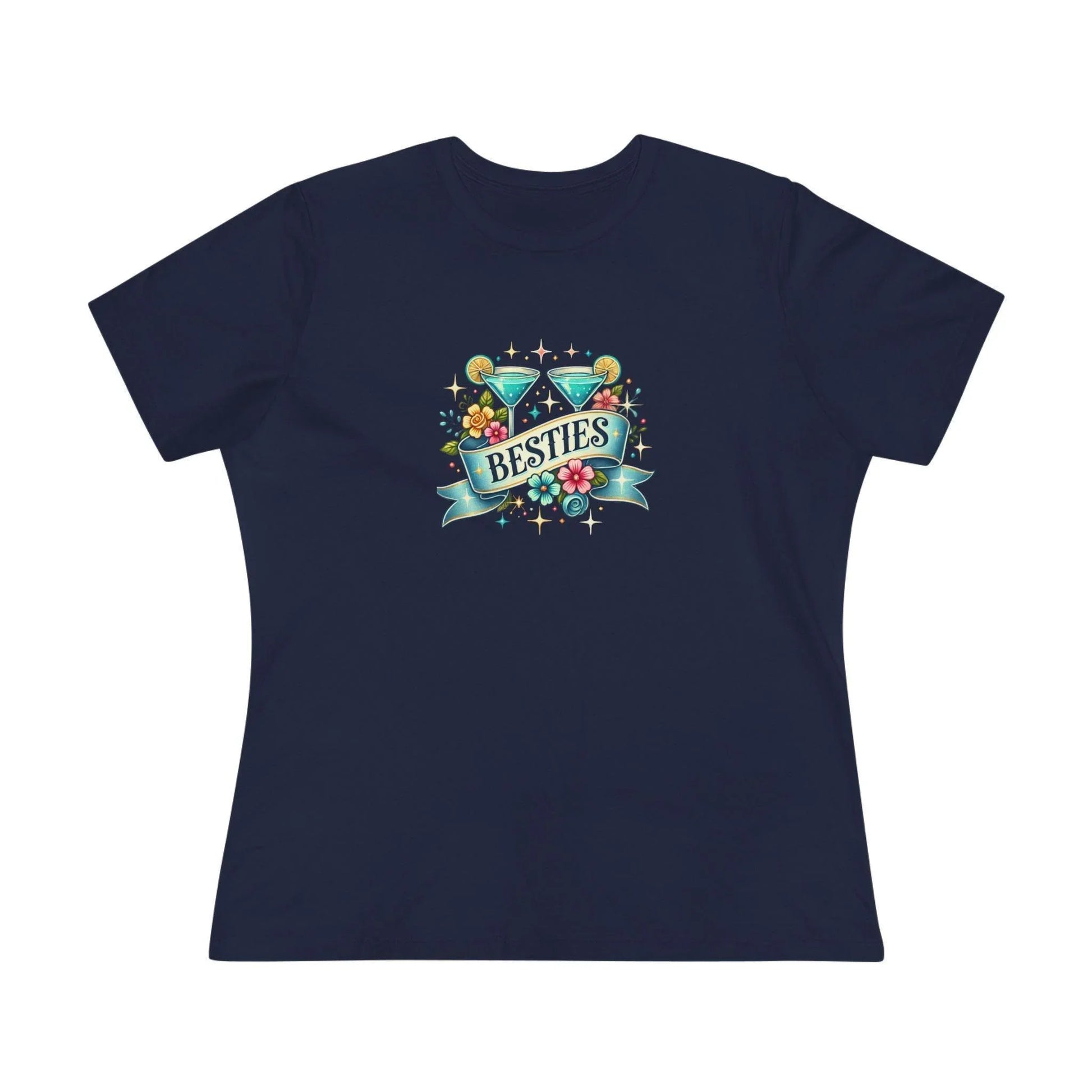 Besties - Two Cocktails - Women's Softstyle Tee - Whippie's