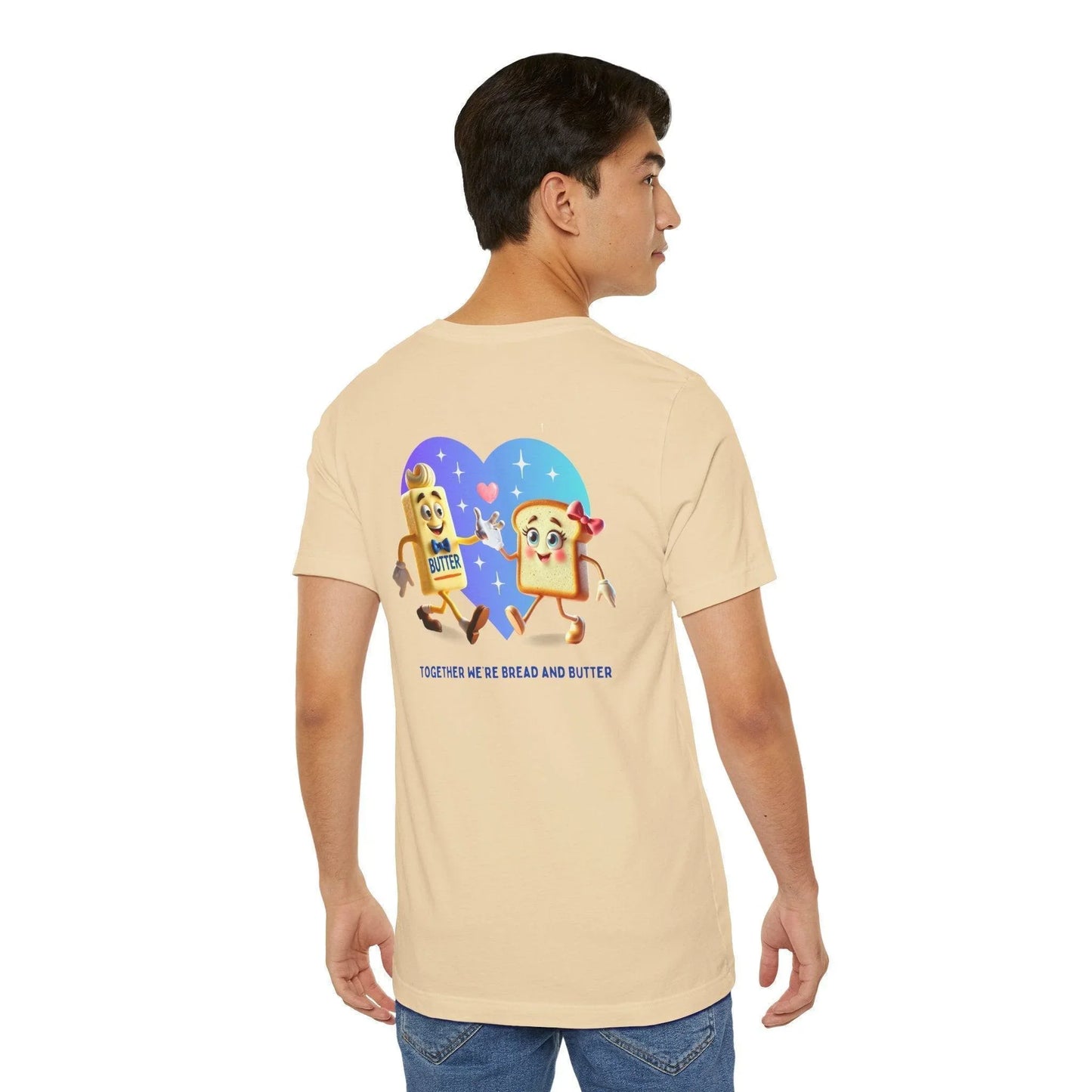 🍞 You're the Bread to My Butter! 🧈 Unisex Jersey Tee ✨ The perfect match! - Personalizable - Whippie's