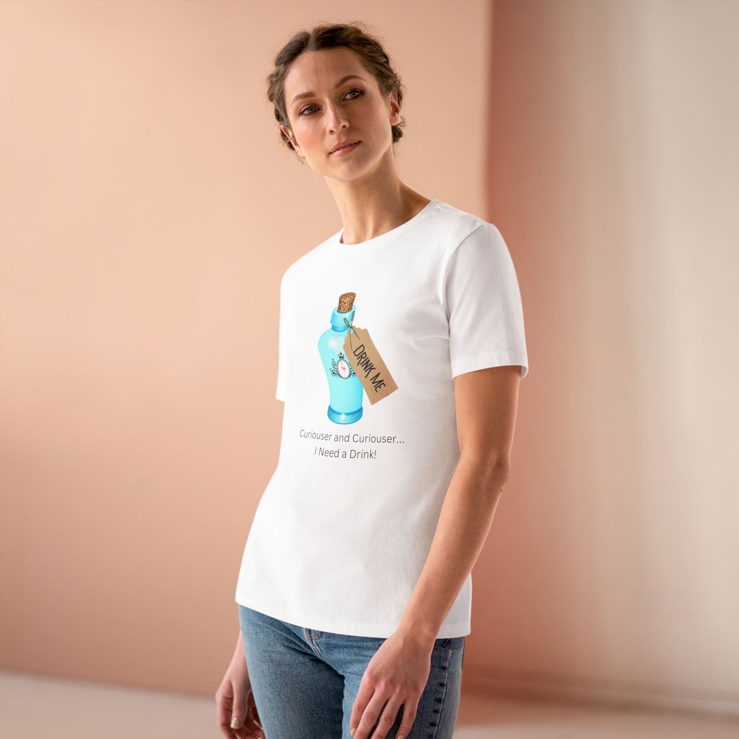Alice in Wonderland Cocktail Shirt - Curiouser and Curiouser
