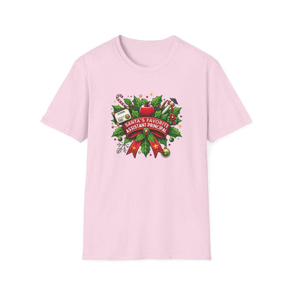 Santa's Favorite Assistant Principal Unisex Tee 🍎🎅 - Whippie's