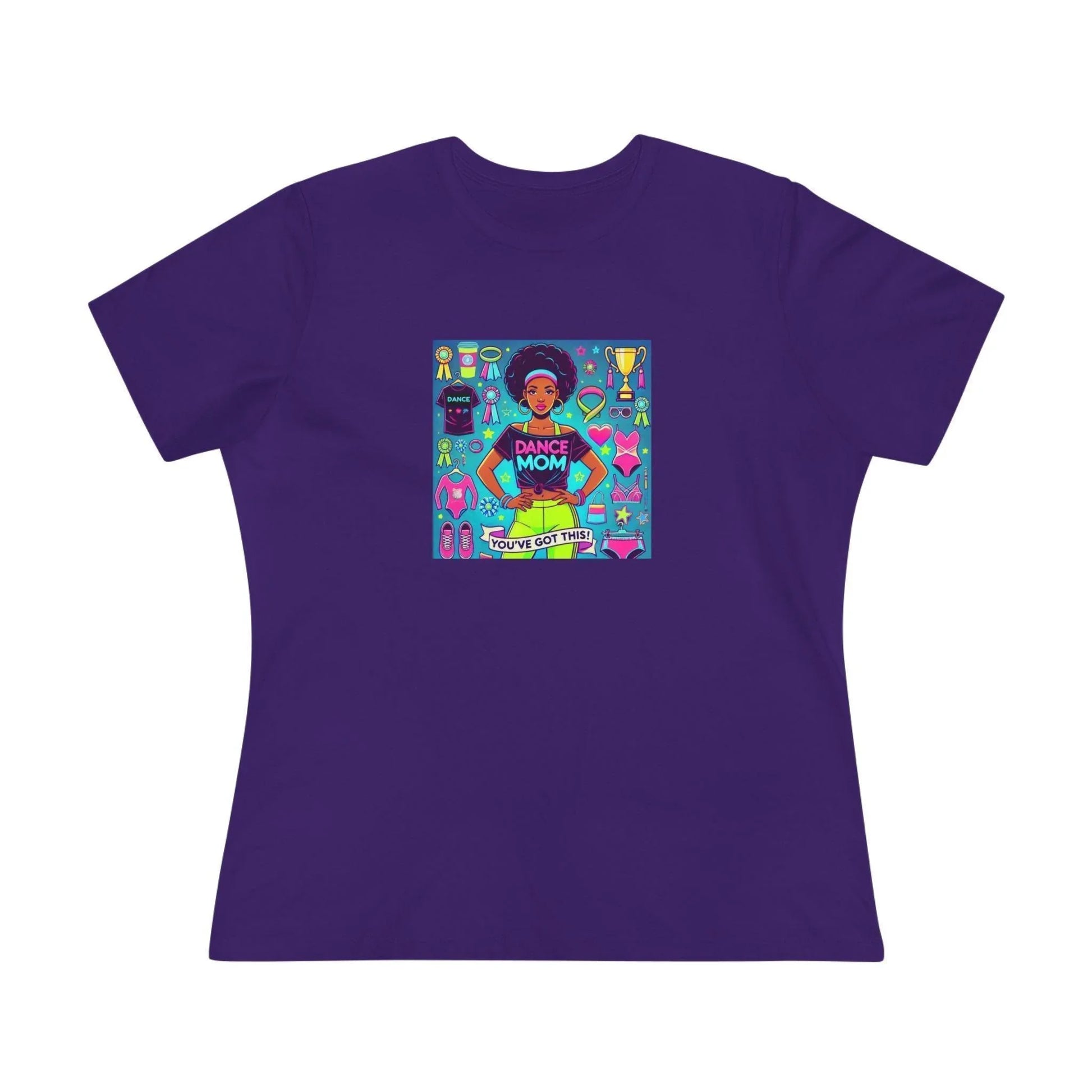 Dance Mom: You've Got This - Darker Skin Tone Mom - Short Hair - Women's Softstyle Tee - Whippie's