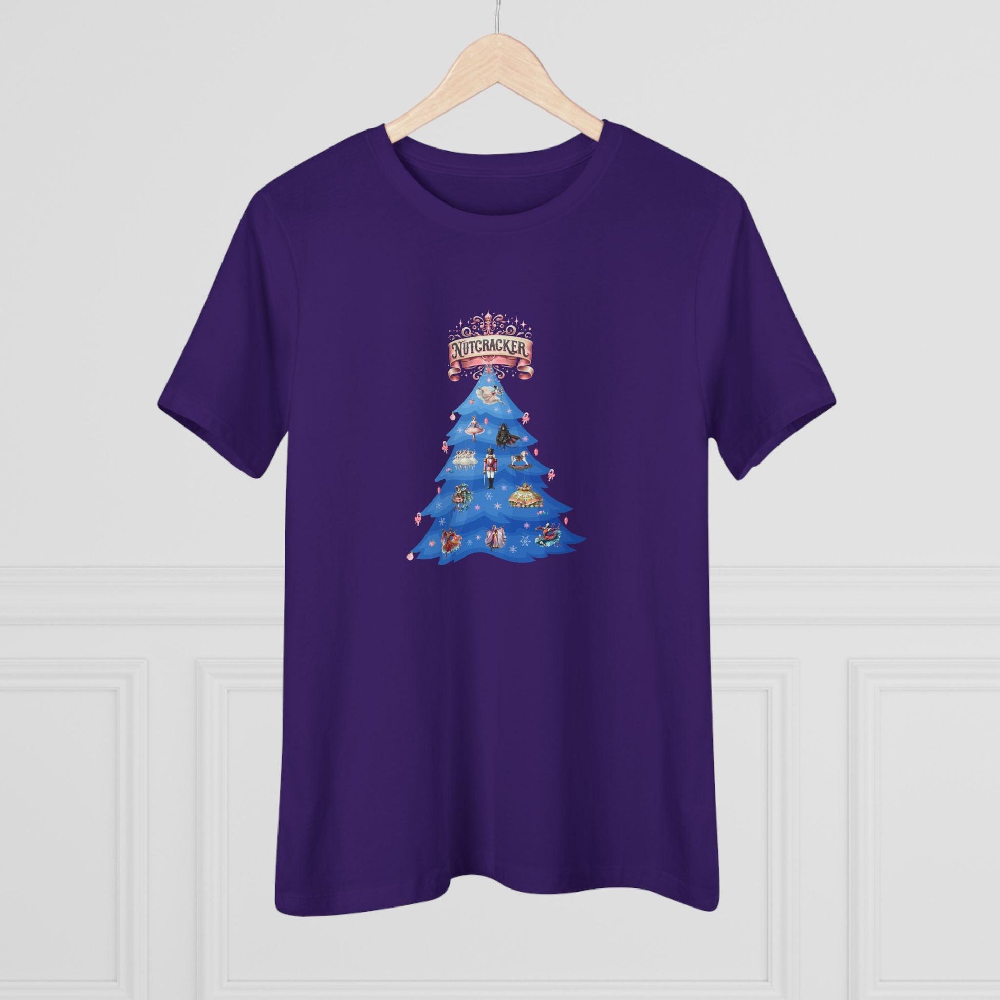 Nutcracker Christmas Tree - A Festive Affair! 🎄✨ Women's Softstyle Tee - Whippie's