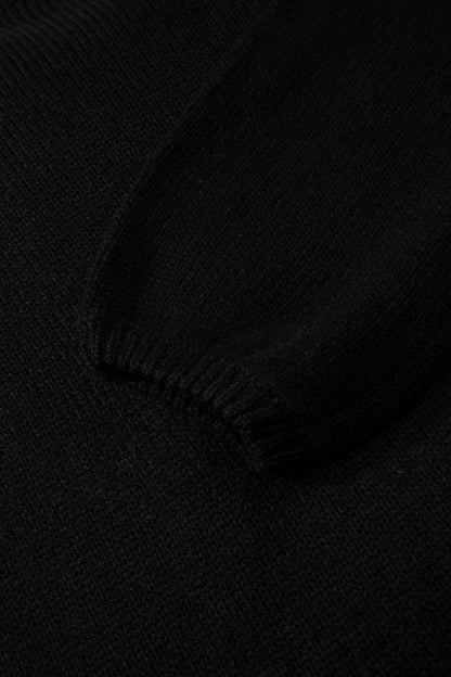 Festive Bow Sweater | Backless Bubble Sleeve