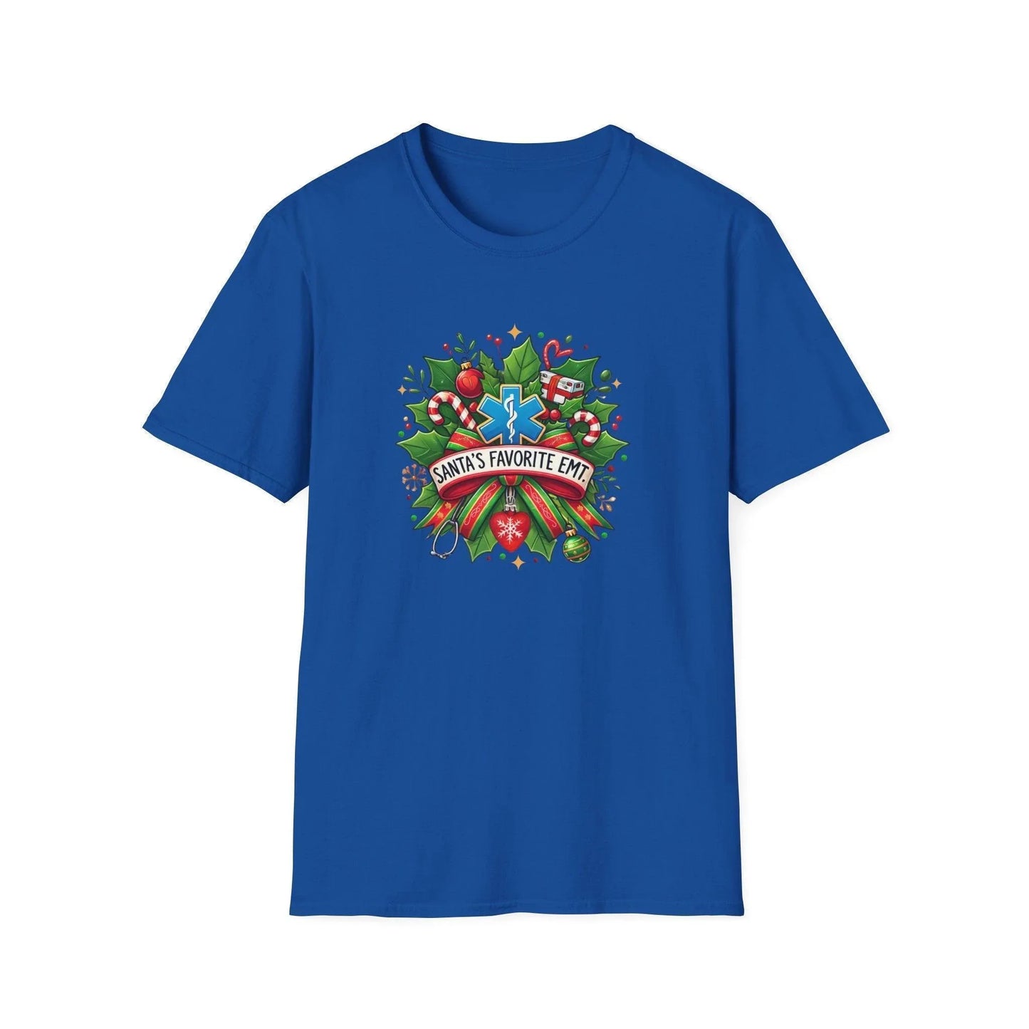 Santa's Favorite EMT Unisex Tee 🚑🎅 - Whippie's