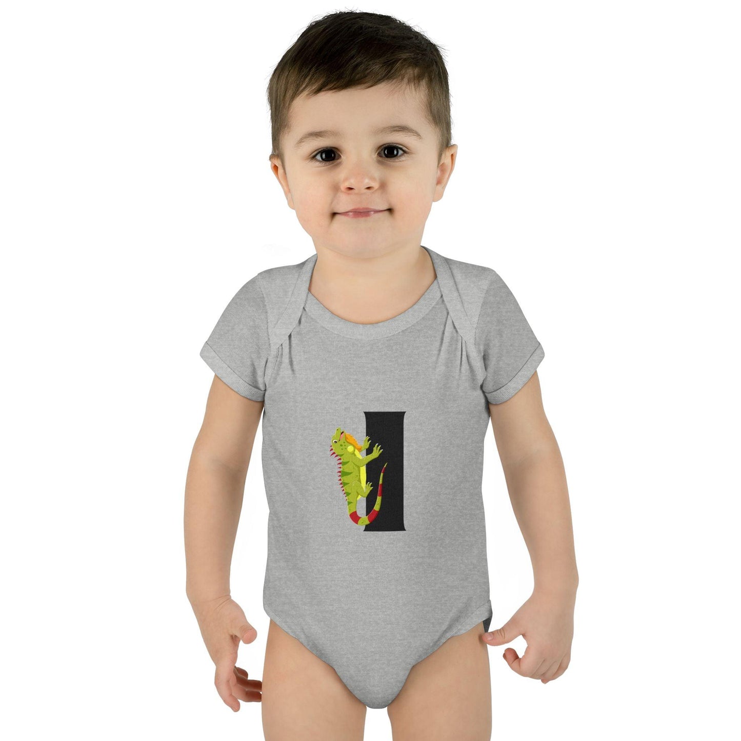 Alphabet Adventures: Letter I - Incredible Iguana Baby Onesie I is for Incredible Iguana! - Whippie's