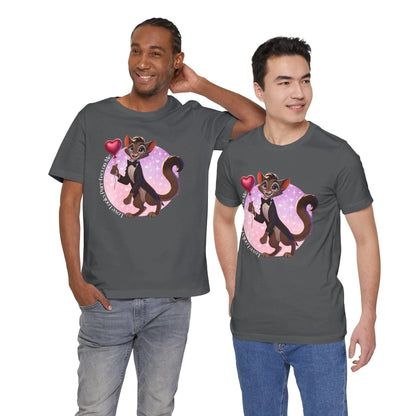 💖 Love Looks Purr-fect on Me 😻 Unisex Jersey Tee ✨ Feline fine and ready to shine! - Whippie's