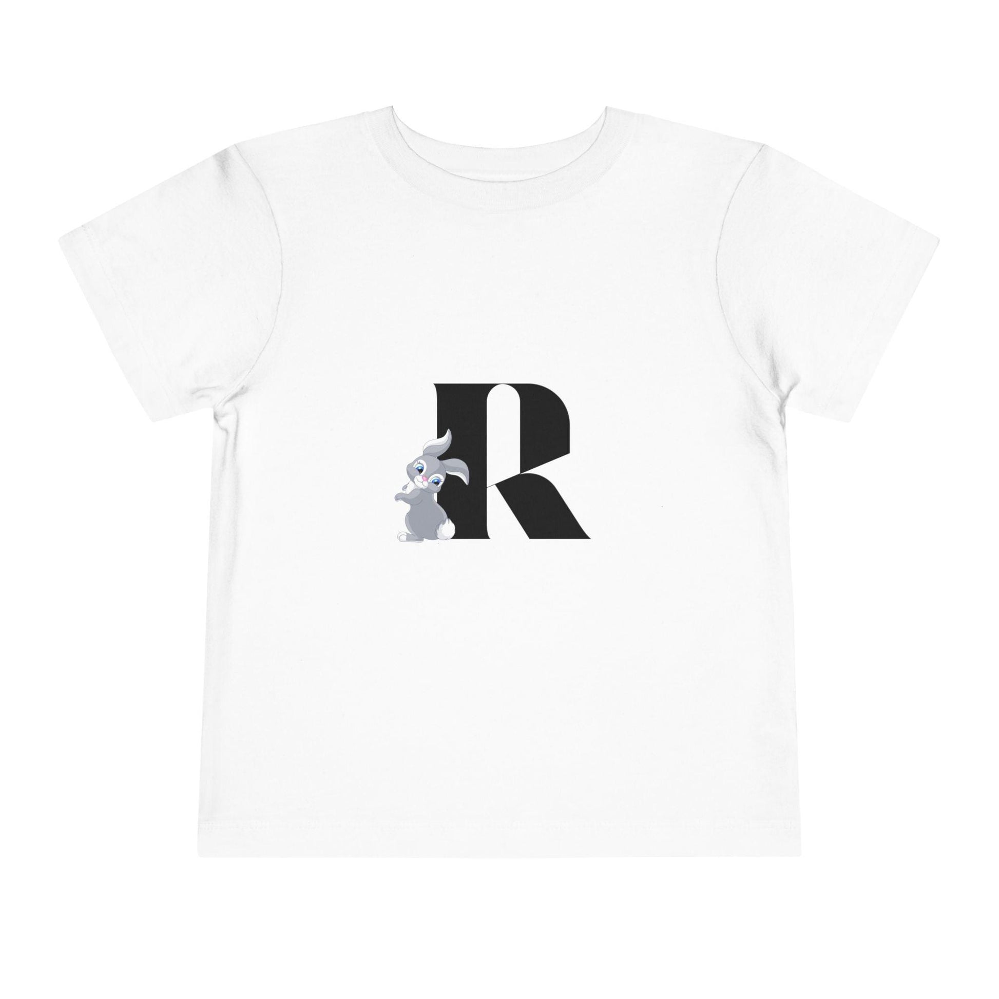 Alphabet Adventures: Letter R - Rabbit Toddler T-shirt - Whippie's