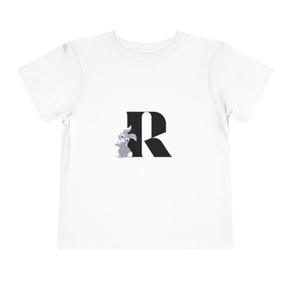 Alphabet Adventures: Letter R - Rabbit Toddler T-shirt - Whippie's