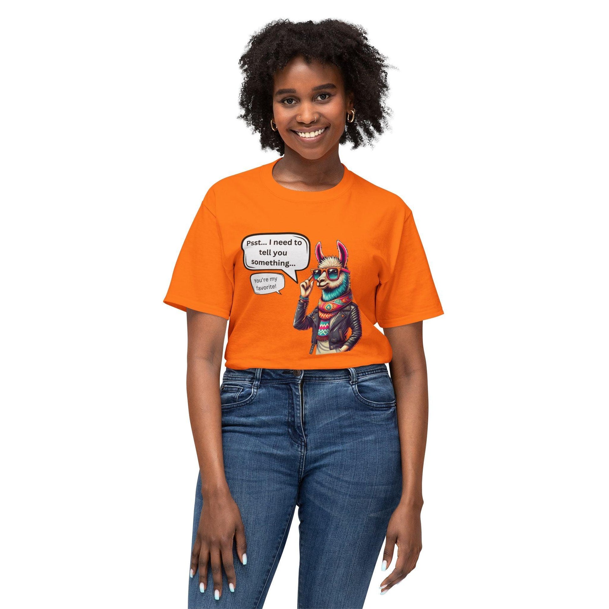 Psst... You're My Favorite! Unisex HD Cotton T-Shirt - Who's Really Their Favorite? 😉 - Whippie's