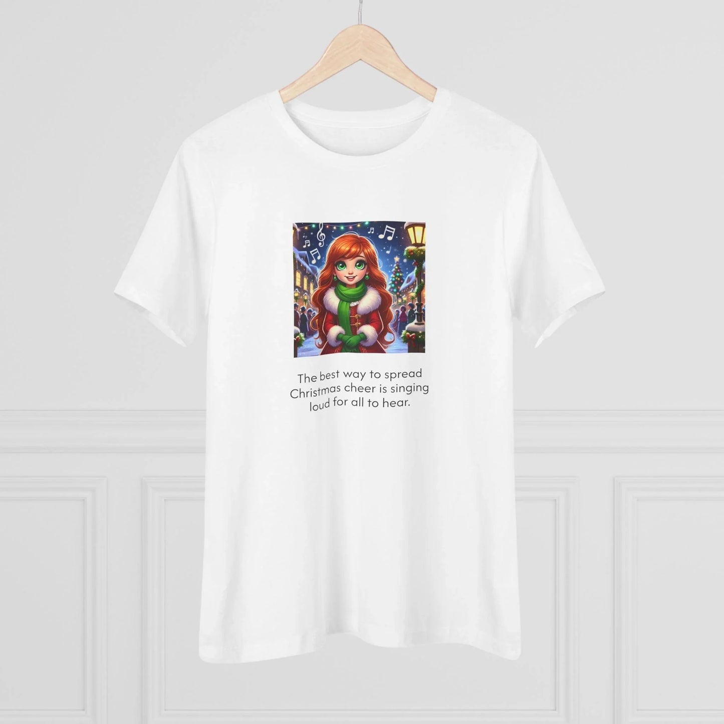 Caroler - Christmas Cheer - RH Girl - Women's Tee - Whippie's