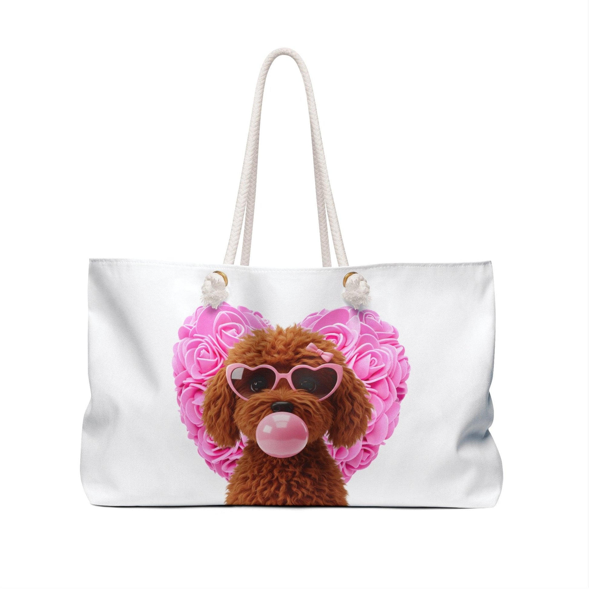 Doodle Love Weekender Tote Bag - 💖 Carry Your Cuteness with Style! 💖 - Whippie's