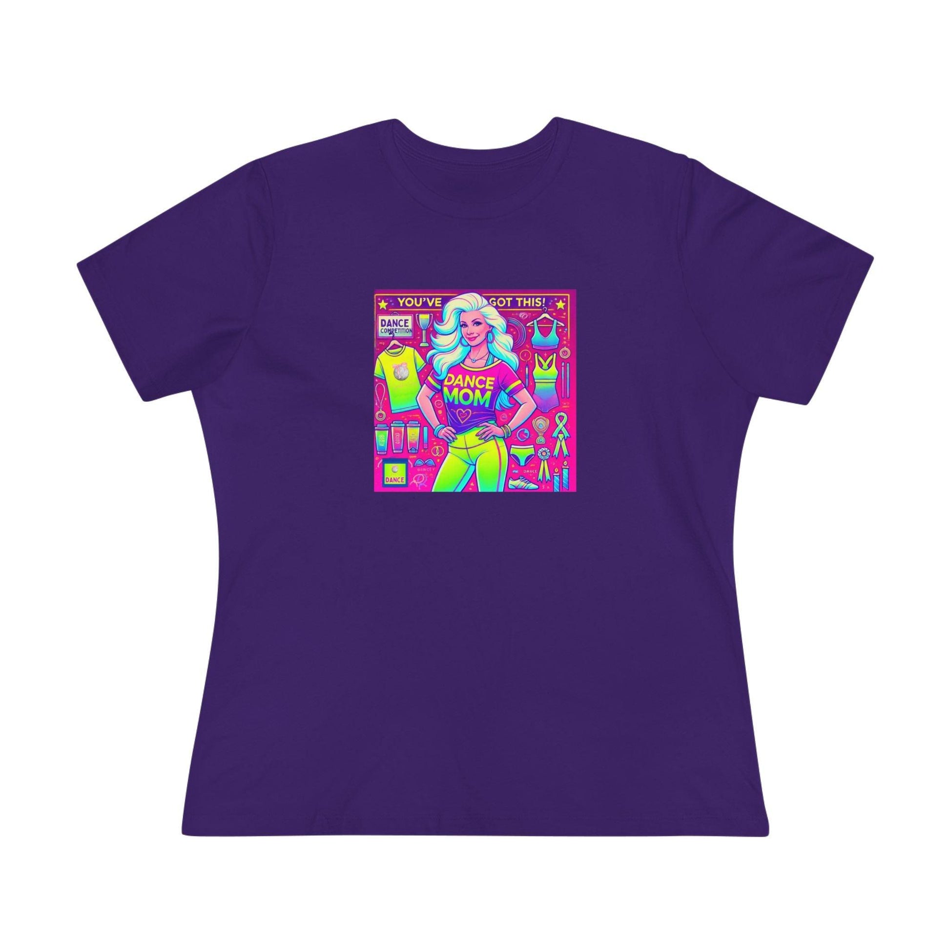 Dance Mom Magic (White Hair) - A Colorful Celebration 🌈 - Women's Softstyle Tee - Whippie's