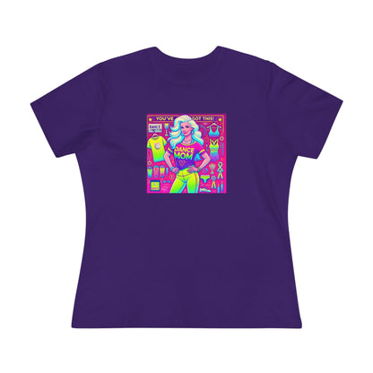 Dance Mom Magic (White Hair) - A Colorful Celebration 🌈 - Women's Softstyle Tee - Whippie's