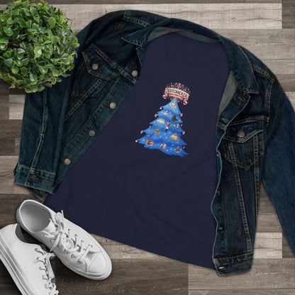 Nutcracker Christmas Tree - A Festive Affair! 🎄✨ Women's Softstyle Tee - Whippie's