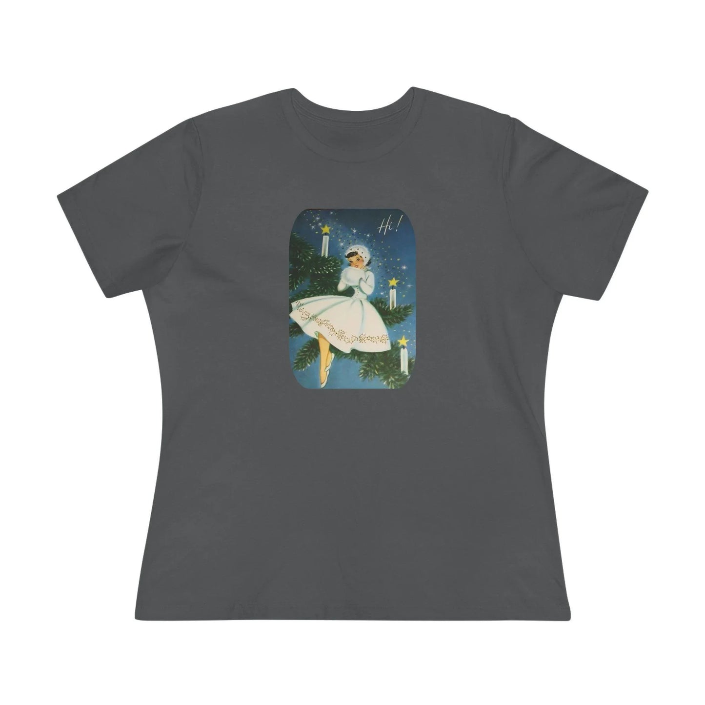 Hi! Lady in White - Women's Tee - Whippie's