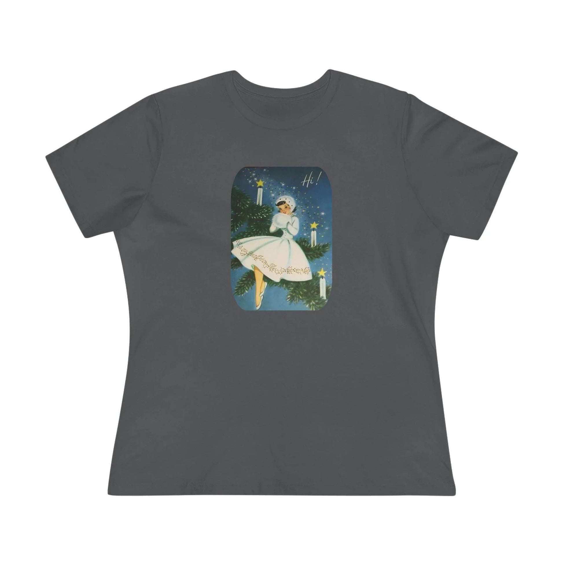 Hi! Lady in White - Women's Tee - Whippie's
