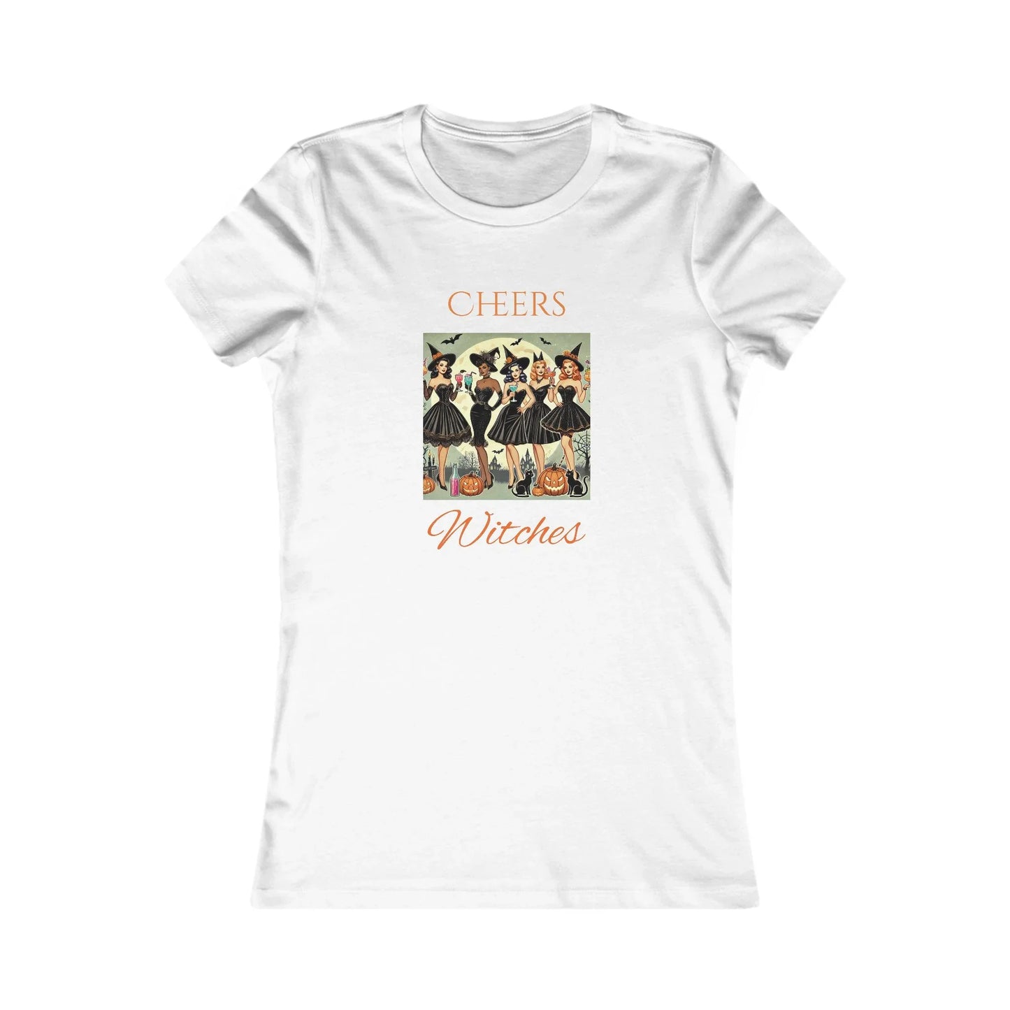 Cheer Witches! Women's Favorite Tee - A Spooktacular Squad! 🧙‍♀️👻