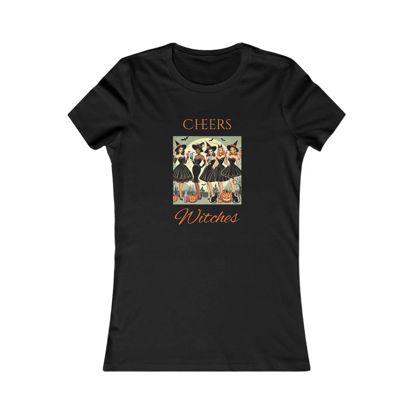 Cheer Witches! Women's Favorite Tee - A Spooktacular Squad! 🧙‍♀️👻