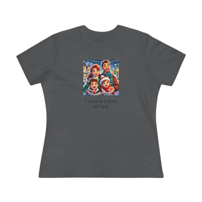 Carols & Cheer All Year - Women's Softstyle Tee - Whippie's