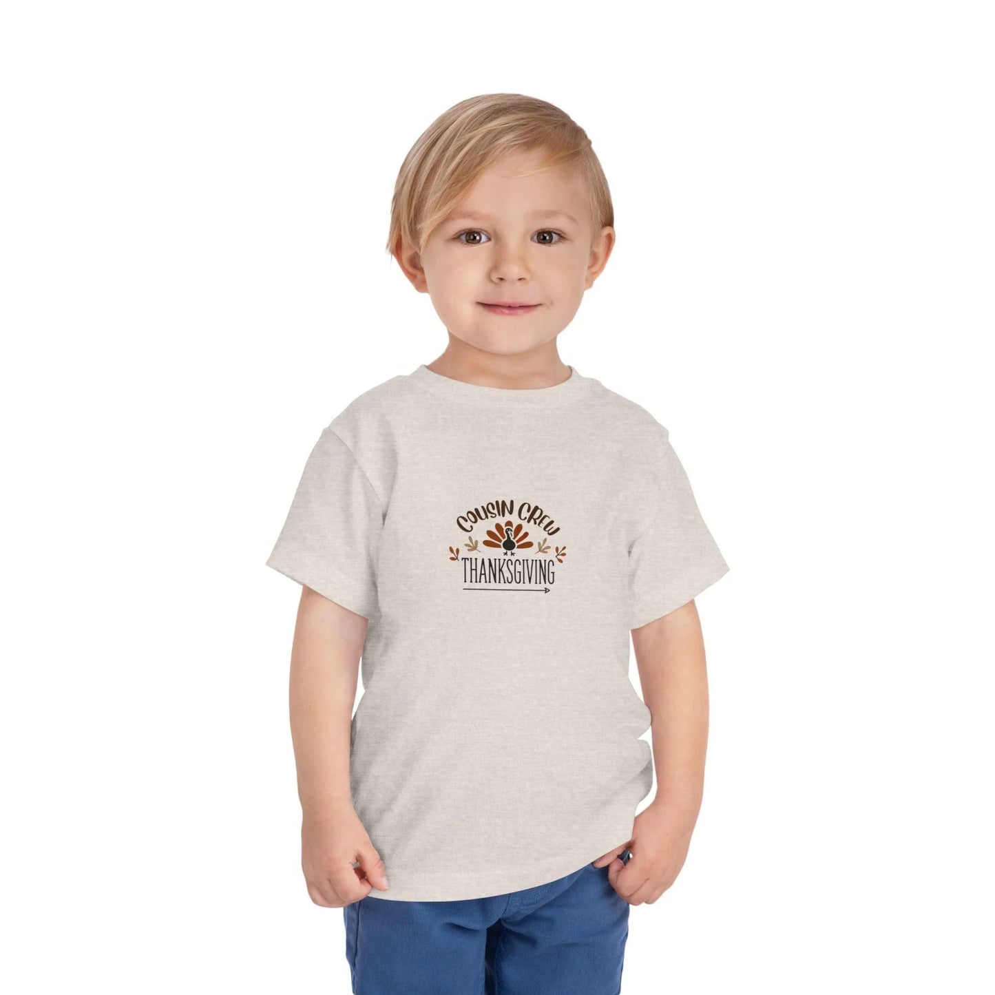Thanksgiving Cousin Crew - Toddler Short Sleeve Tee - Whippie's