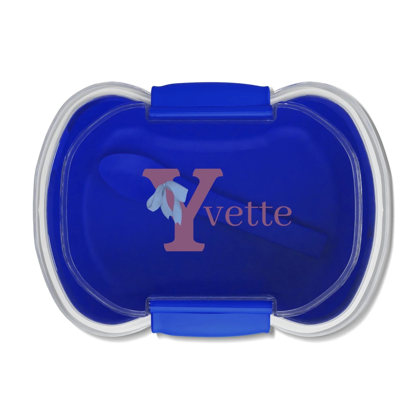 Name, Initial, and Bow Design Bento Box - Personalizable - Whippie's