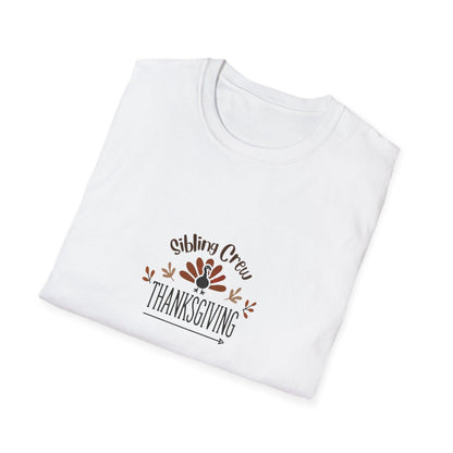 Thanksgiving Sibling Crew Unisex T-Shirt - Whippie's