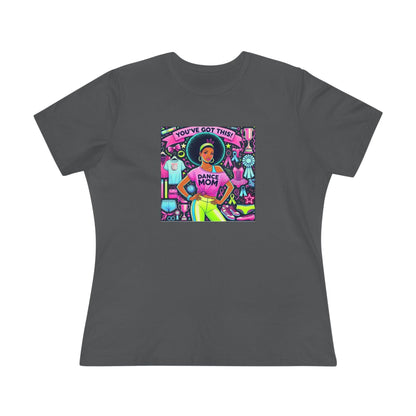 Dance Mom Magic (Young Black Mom) - A Colorful Celebration 🌈 - Women's Softstyle Tee - Whippie's