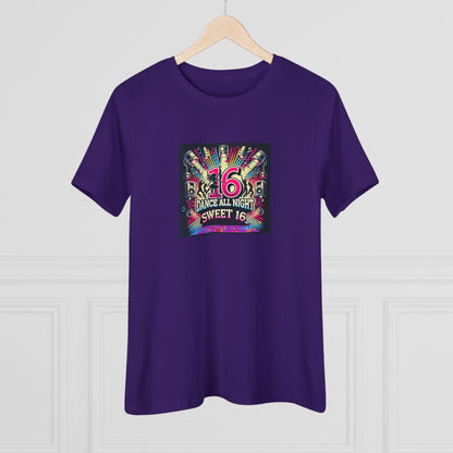 Dance All Night Sweet Sixteen - Party Time! 🎉 - Women's Softstyle Tee - Whippie's