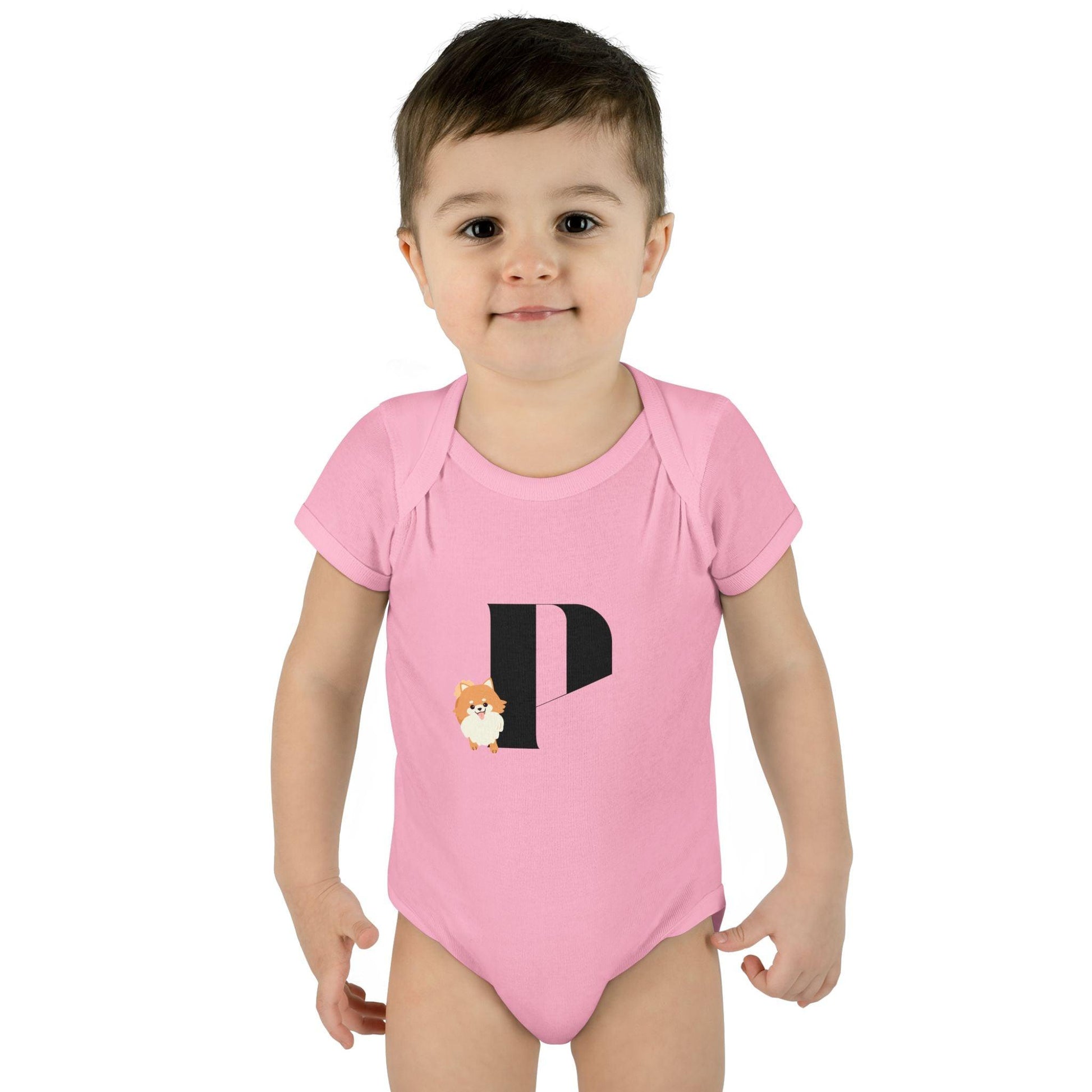 Alphabet Adventures: Letter P - Precious Pomeranian Baby Onesie P is for Precious Pomeranian! - Whippie's