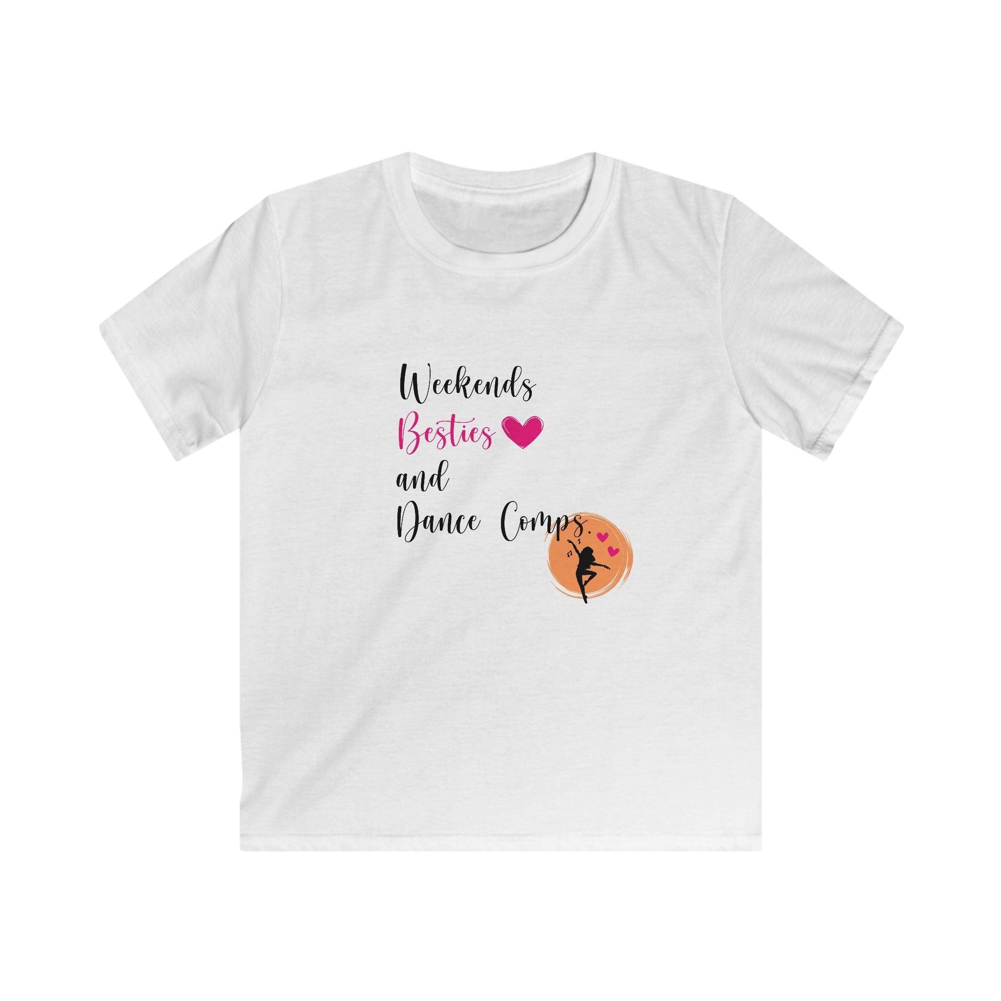 Weekends, Besties, & Dance Comps Youth Tee - 👯‍♀️💖 Dance Friends Make the Best Friends! 💖👯‍♀️ - Whippie's