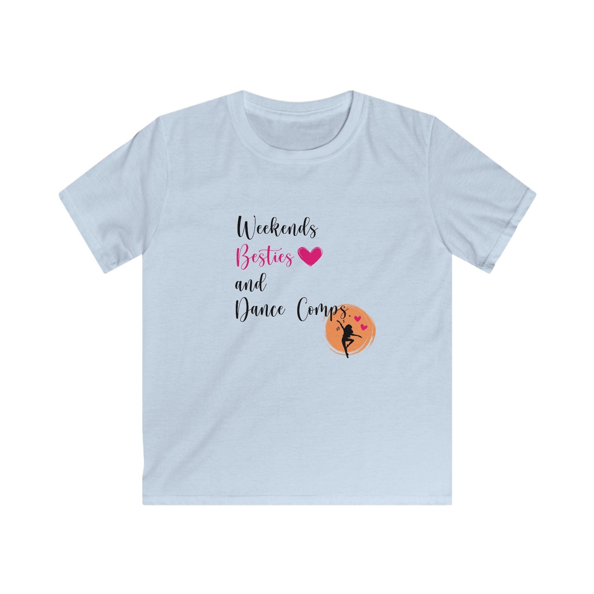 Weekends, Besties, & Dance Comps Youth Tee - 👯‍♀️💖 Dance Friends Make the Best Friends! 💖👯‍♀️ - Whippie's