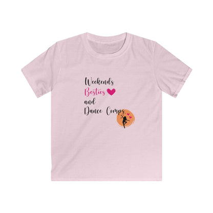 Weekends, Besties, & Dance Comps Youth Tee - 👯‍♀️💖 Dance Friends Make the Best Friends! 💖👯‍♀️ - Whippie's