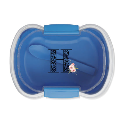 Floral Letters: Letter H - Peony - Two-tier Bento Box - Whippie's