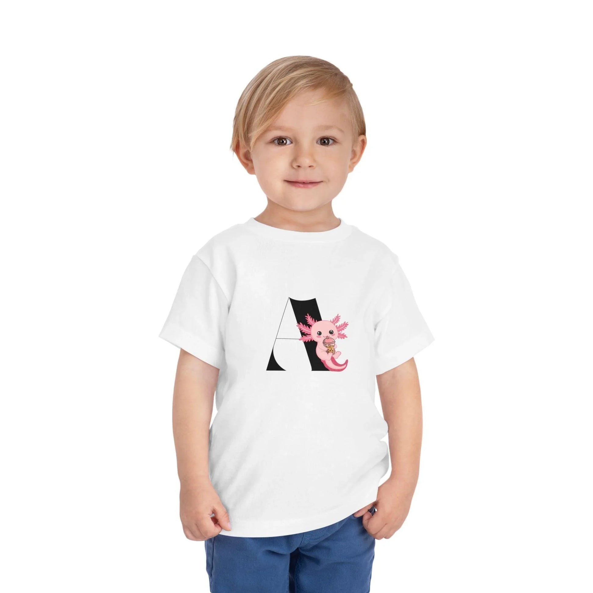 Alphabet Adventures: A is for Axolotyl! ✨ Toddler T-Shirt - Whippie's