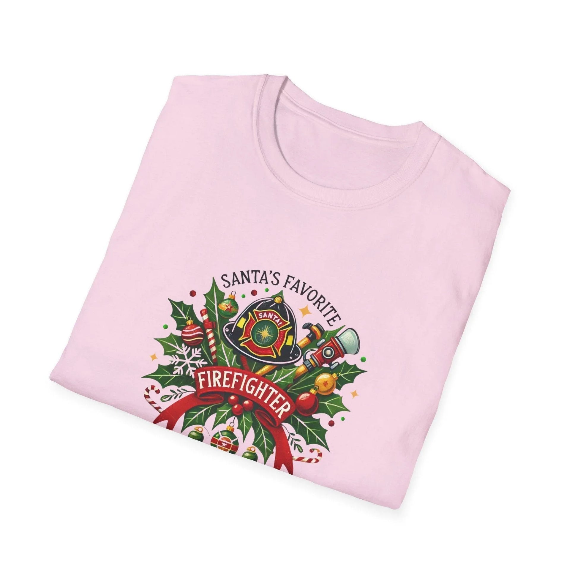 Santa's Favorite Firefighter Unisex Tee 🔥🎅 - Whippie's