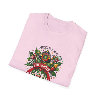 Santa's Favorite Firefighter Unisex Tee 🔥🎅 - Whippie's