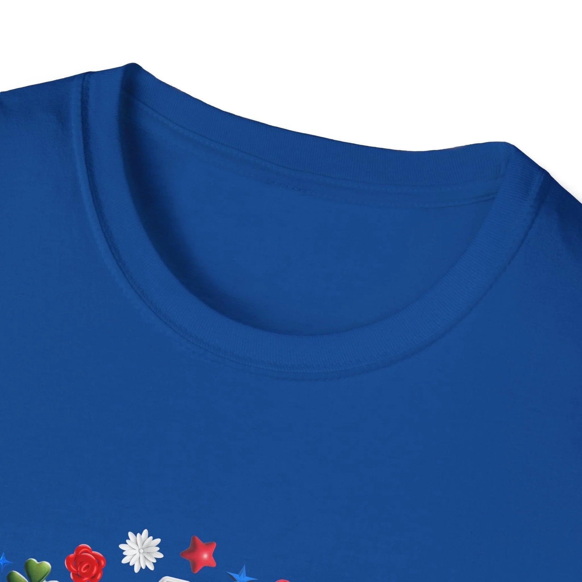 Merry Happy Everything 🎉 Unisex T-Shirt - Red, White & Blue Holiday Cheer! - Whippie's