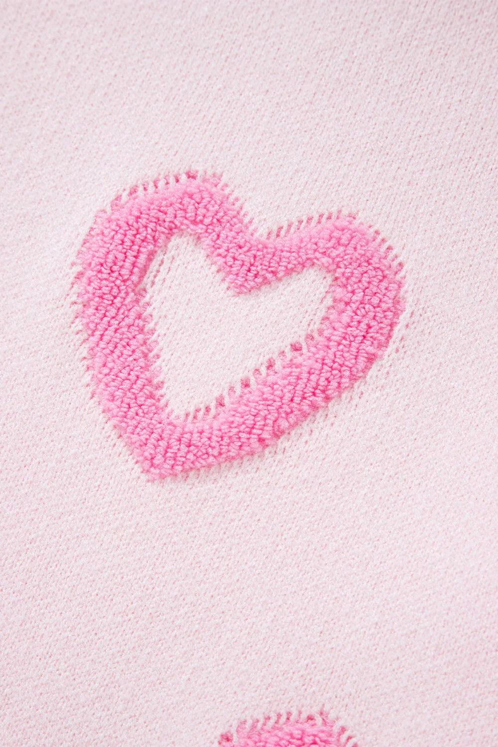 Chenille Heart Sweater