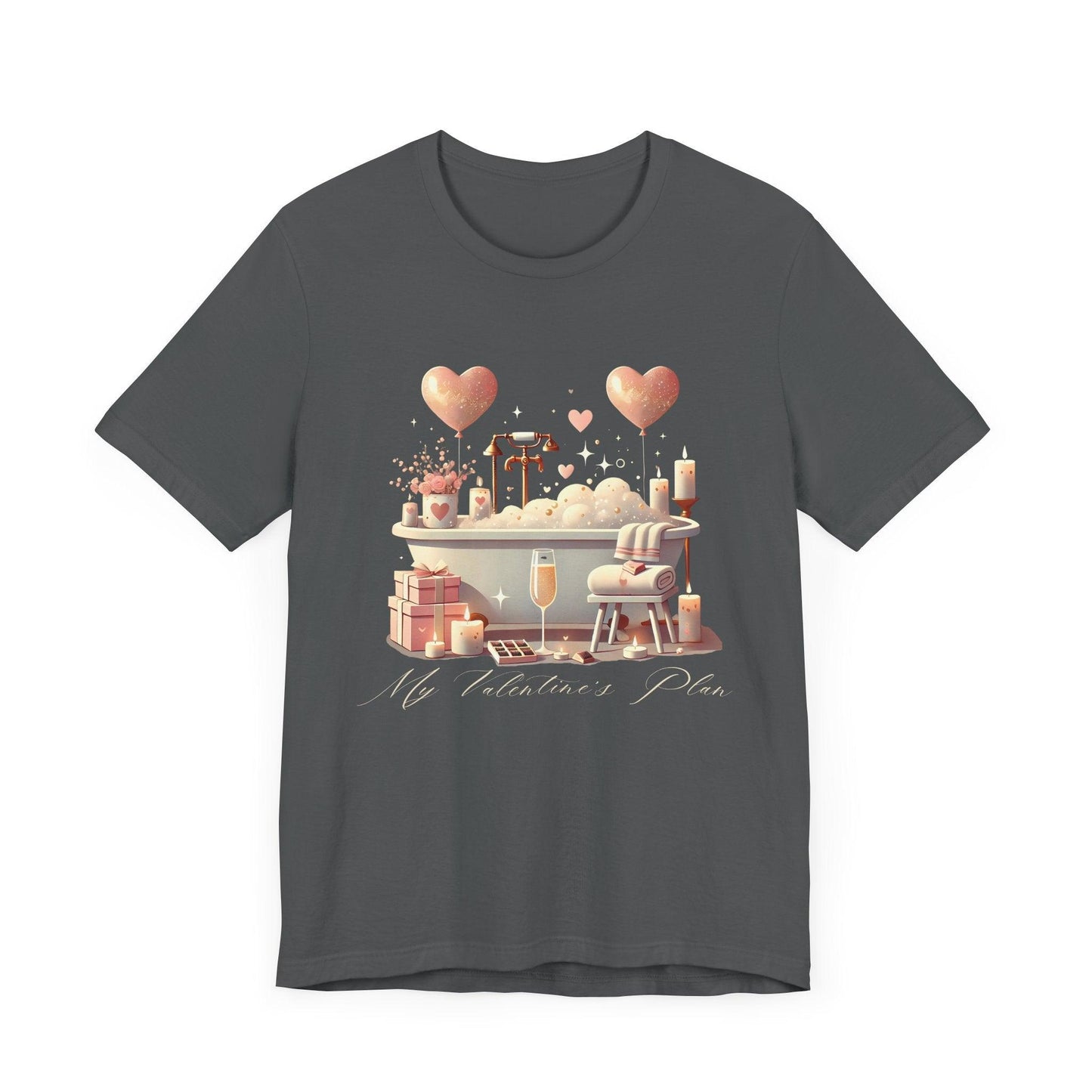 💖 My Valentine's Plan vs. Reality 🛁 Unisex Jersey Tee ✨ Expectation vs. Reality, the Valentine's Day edition! - Whippie's
